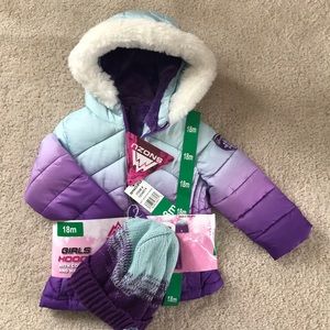 Baby 18 month jacket with hat - NWT